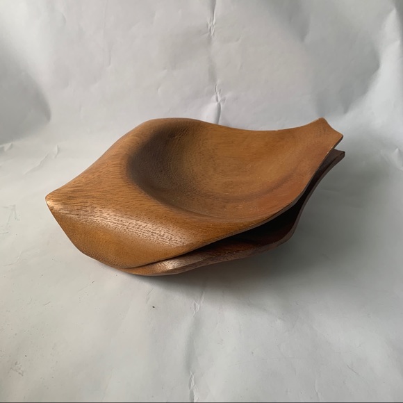 Vintage // 1970s Bentwood Petal Bowl Catchall - Picture 5 of 9